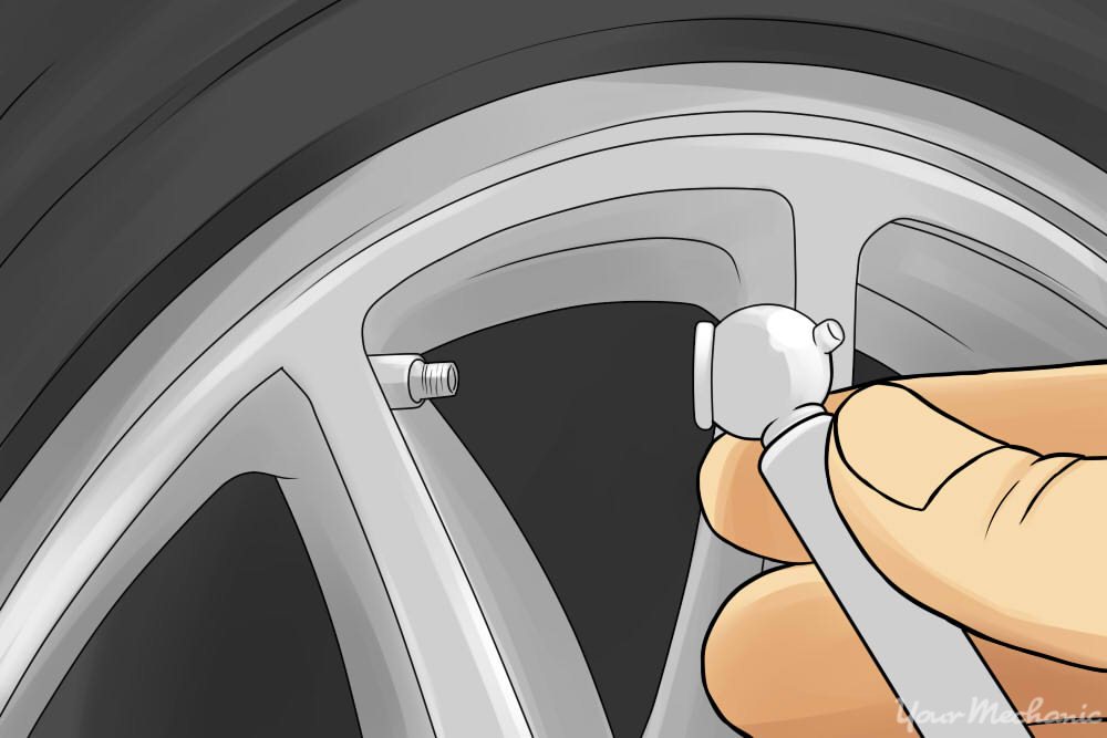 how to air up a tire